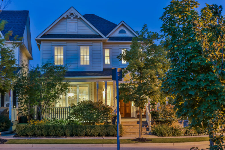 Luxury house in the suburbs of Toronto, Canada.