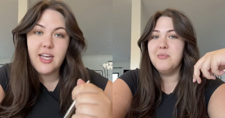 TikTok - @hnnuhrose - pictured above is Hannah