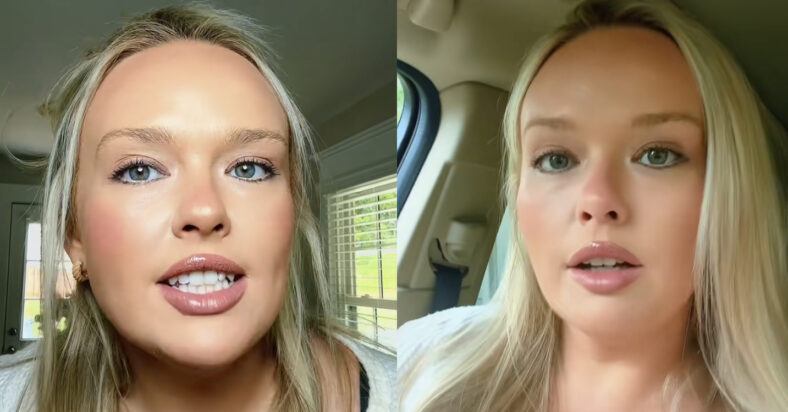 TikTok - @clv0090 - pictured above is Courtney