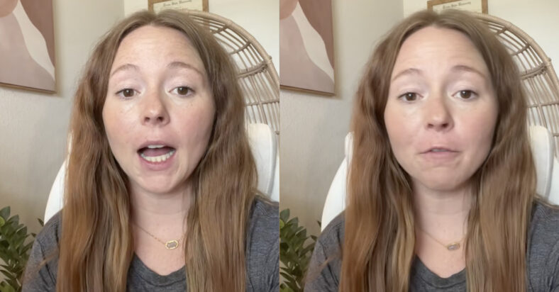 TikTok - @rachelbarker287 - pictured above is Rachel