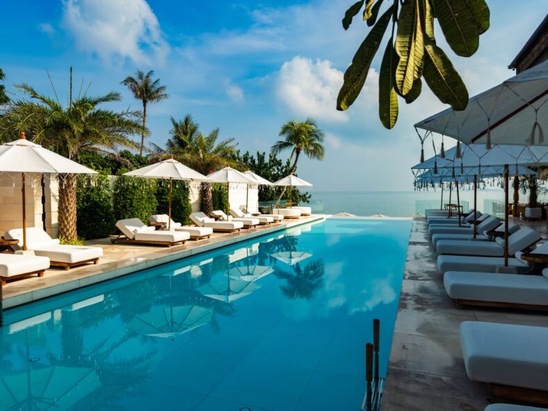 Views of Bo Phut Beach & resort in Koh Samui, Thailand, south east asia