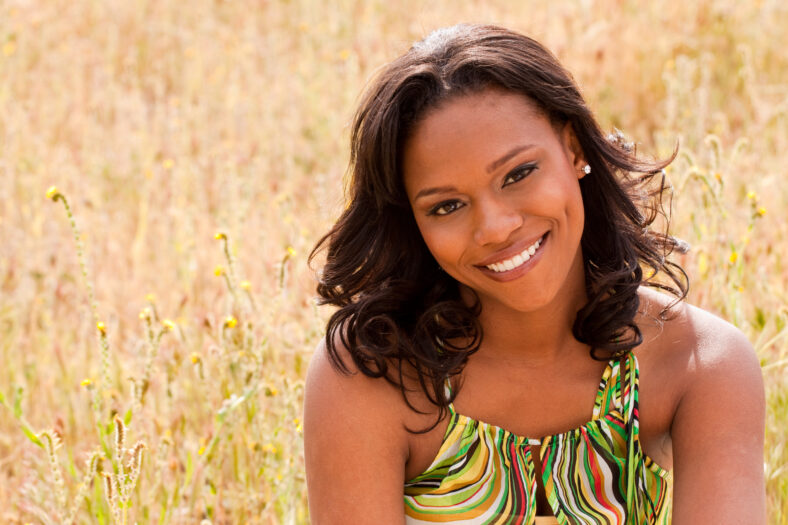 Happy African American Woman