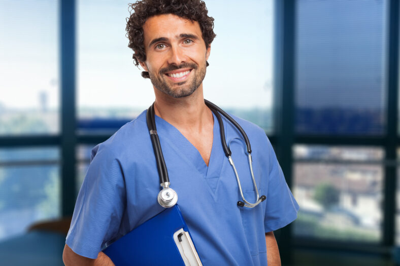 Portrait of a smiling doctor