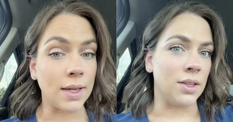 TikTok - @megroaxrich - pictured above is Megan