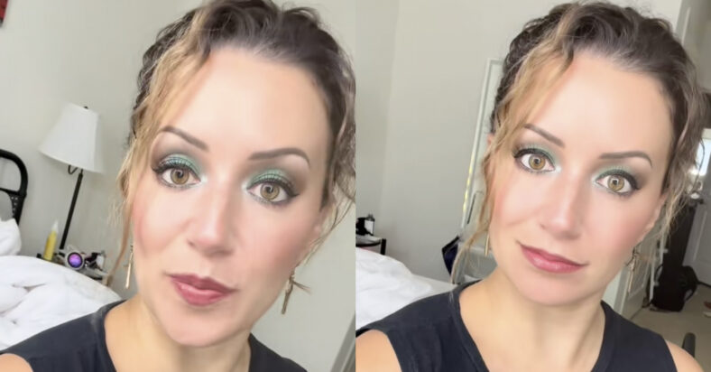 TikTok - @jeannienotgia - pictured above is Jeannie