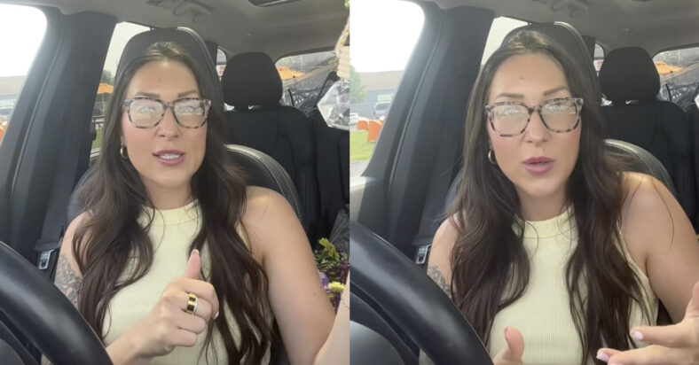 TikTok - @sydneyhummell - pictured above is Sydney