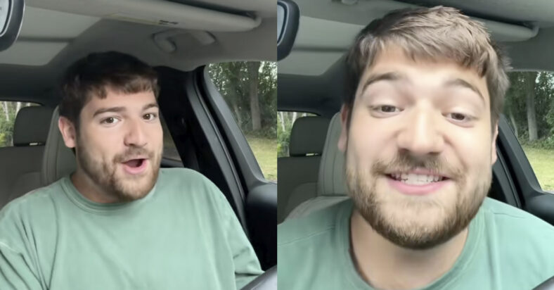 TikTok - @adam.salerno - pictured above is Adam