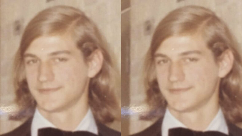 Facebook - pictured above is Brian
