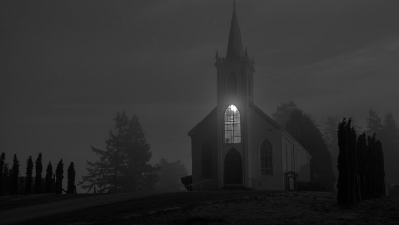 church in the middle of the night