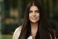 Portrait Of Young Beautiful Woman. Beautiful young