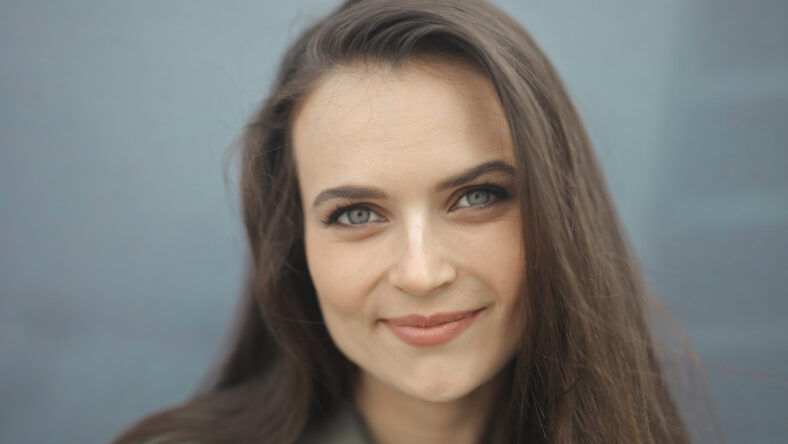 portrait of a young beautiful woman