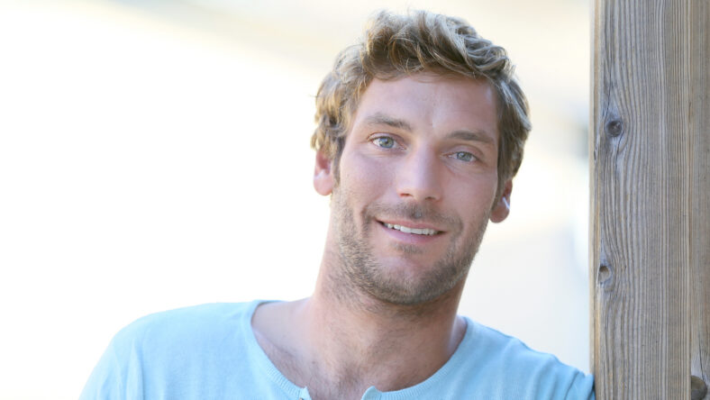 Portrait of handsome 30-year-old man