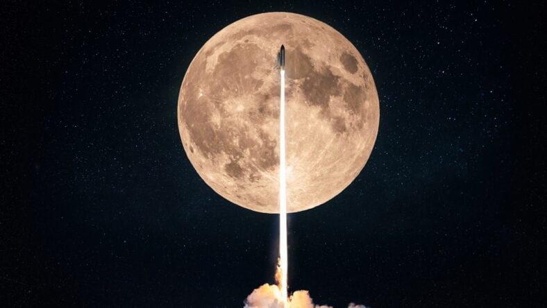 Successful rocket launch into space on the