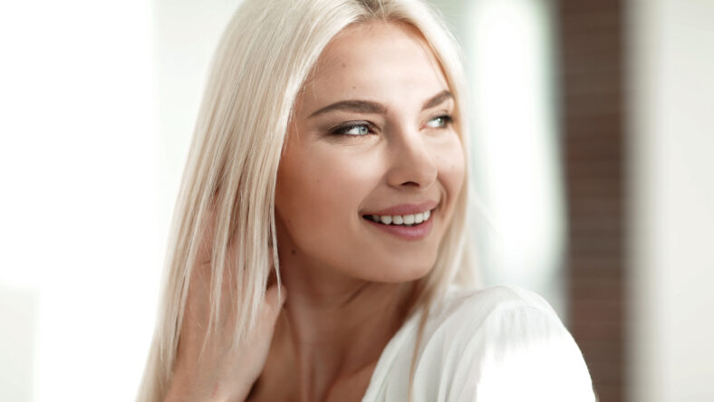 Portrait of a beautiful young woman. Young successful people