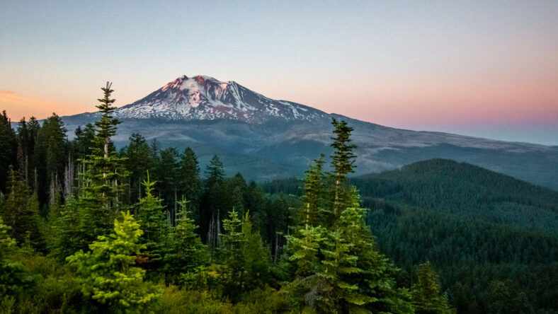 Sunset at Mt Adams