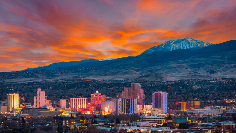 Reno, Nevada skyline