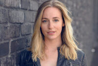 Close up portrait of young blond woman