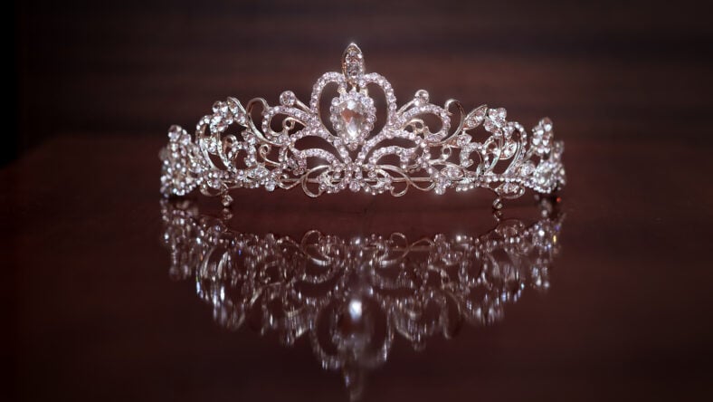 Royal crown, diadem. Wealth symbol of power