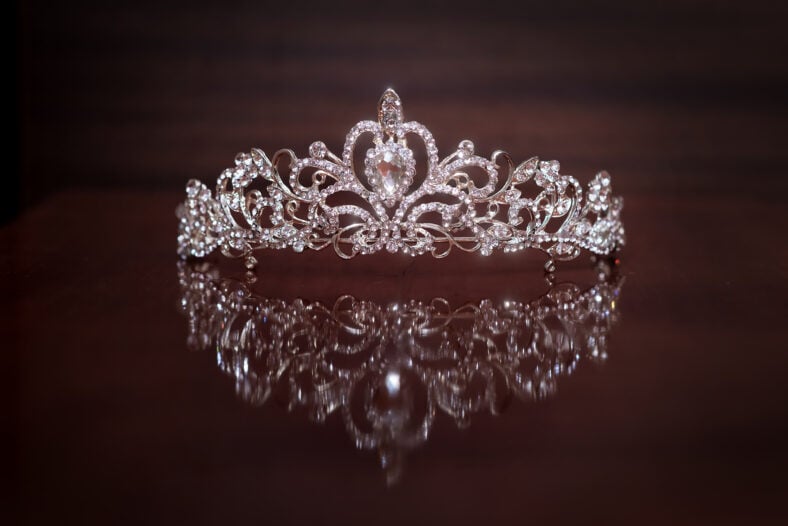 Royal crown, diadem. Wealth symbol of power