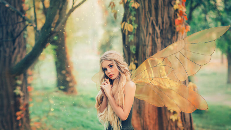 bright summer photo with shining rays of