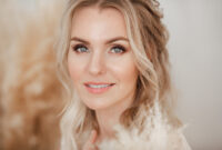 Portrait of a beautiful girl with blond