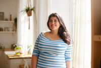 Beauty, bodypositivity, people and lifestyle concept. Indoor