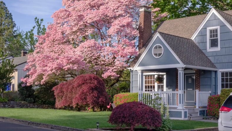 Family home and garden in Gresham Oregon