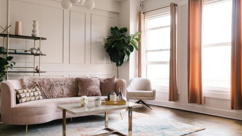 A modern living room style