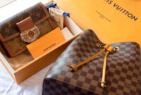 On the table is a Louis Vuitton