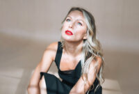 Portrait of gorgeous beautiful blonde young woman