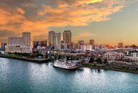 New Orleans River Paddle boat with colorful