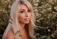blonde woman portrait