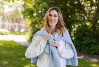 Beautiful woman smiling and look at camera