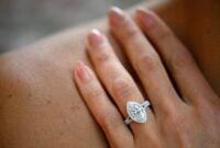 Engagement ring on hand, Ring on hand