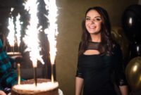 a birthday girl on her 18th birthday