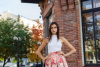 portrait of a young beautiful brunette woman