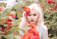 Summer beauty. Spring woman with flowers. Fashion