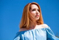 Portrait of a beautiful woman in a