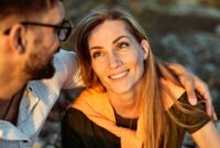 Portrait of a young happy woman and