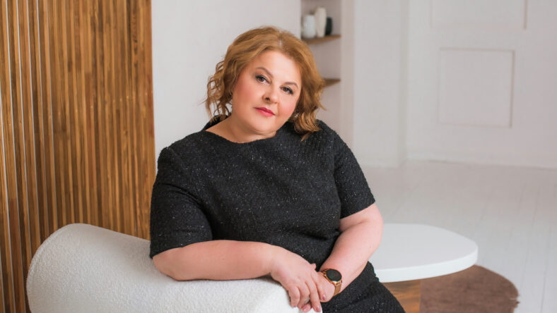 Plus size mature modern lady lifestyle. Middle