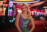 Beautiful Young Caucasian Woman Posing In Prestige
